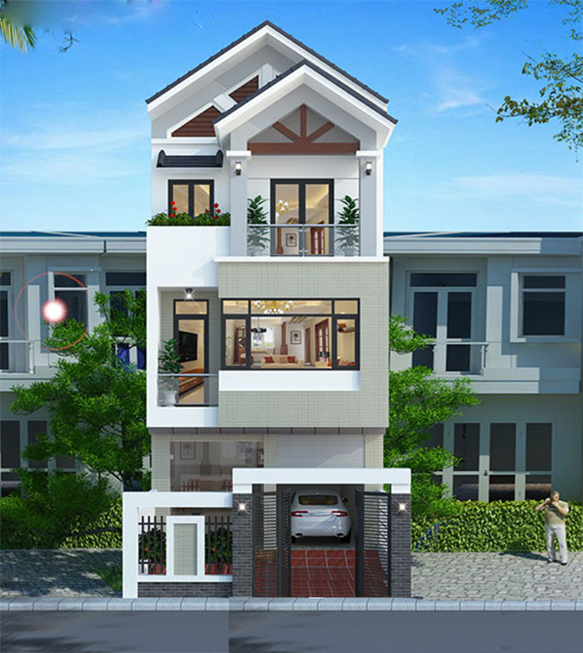 chi phí xây nhà 3 tầng 40m2