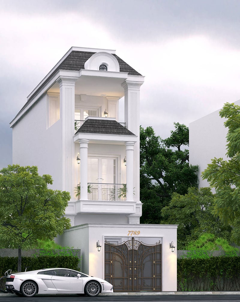 chi phí xây nhà 3 tầng 40m2